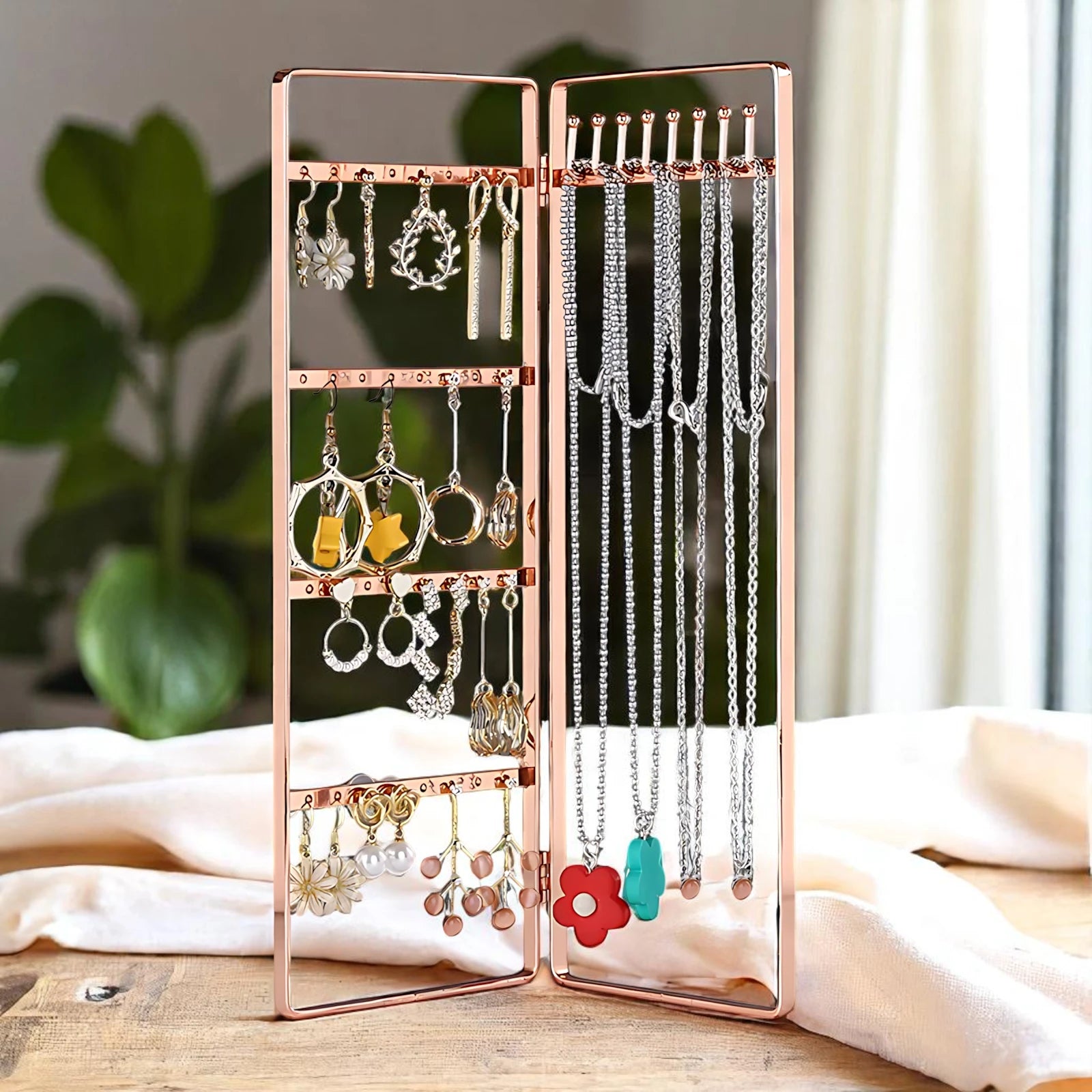 Présentoir Bijoux à Volets Pliables - leportebijoux.fr