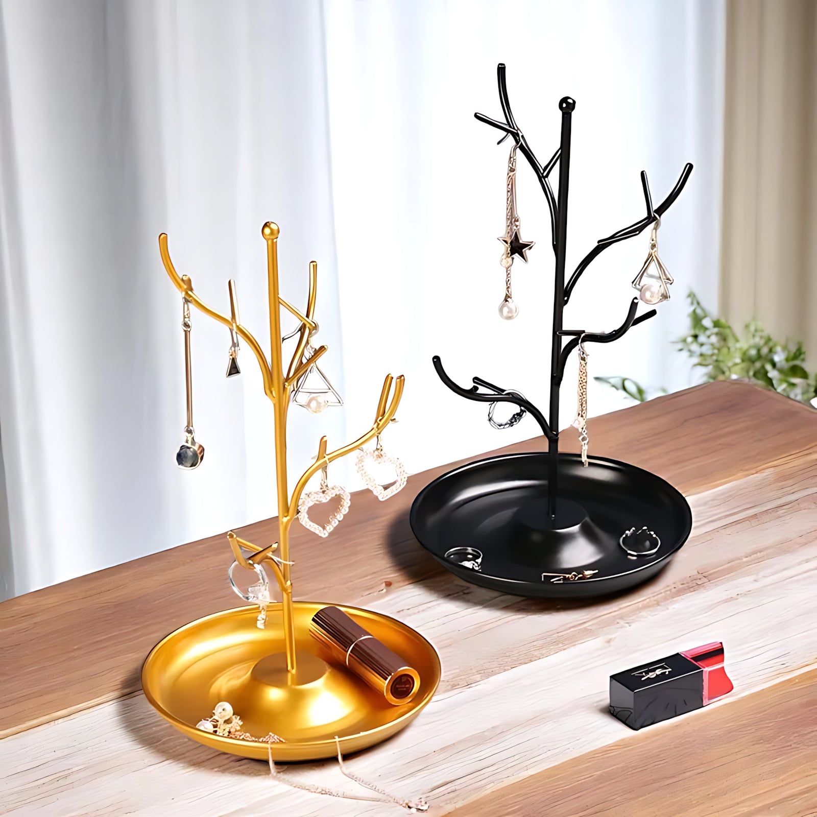 Arbre à Bijoux en Métal Design - leportebijoux.fr