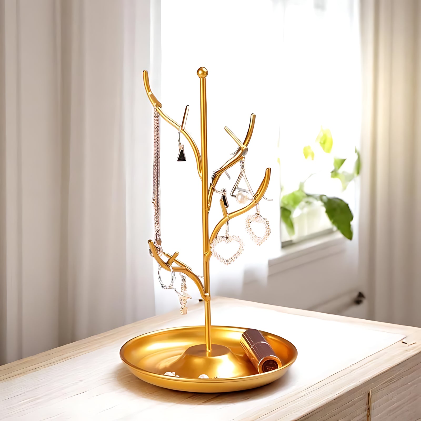 Arbre à Bijoux en Métal Design - leportebijoux.fr