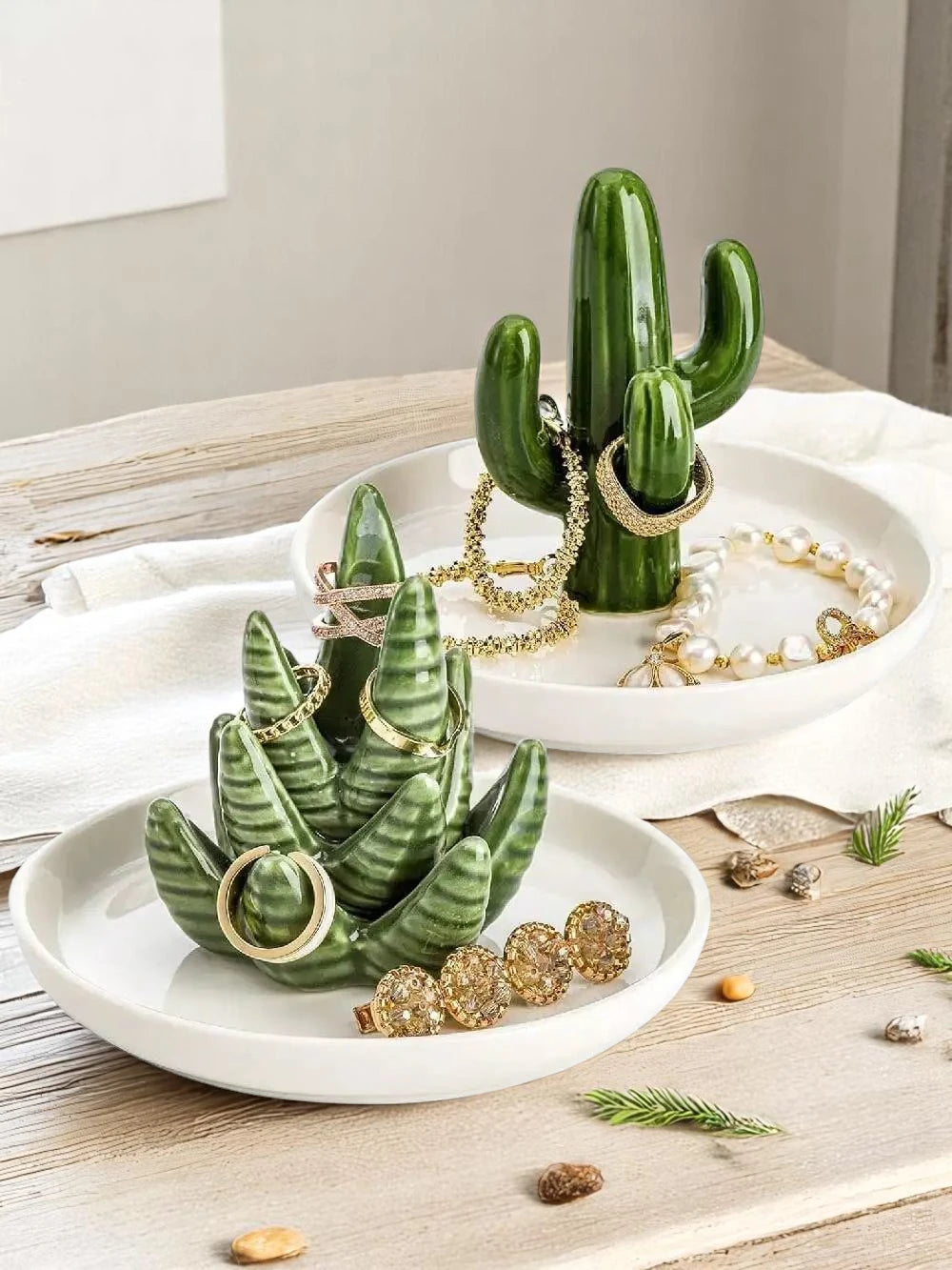 Porte Bague Cactus Multiple - leportebijoux.fr