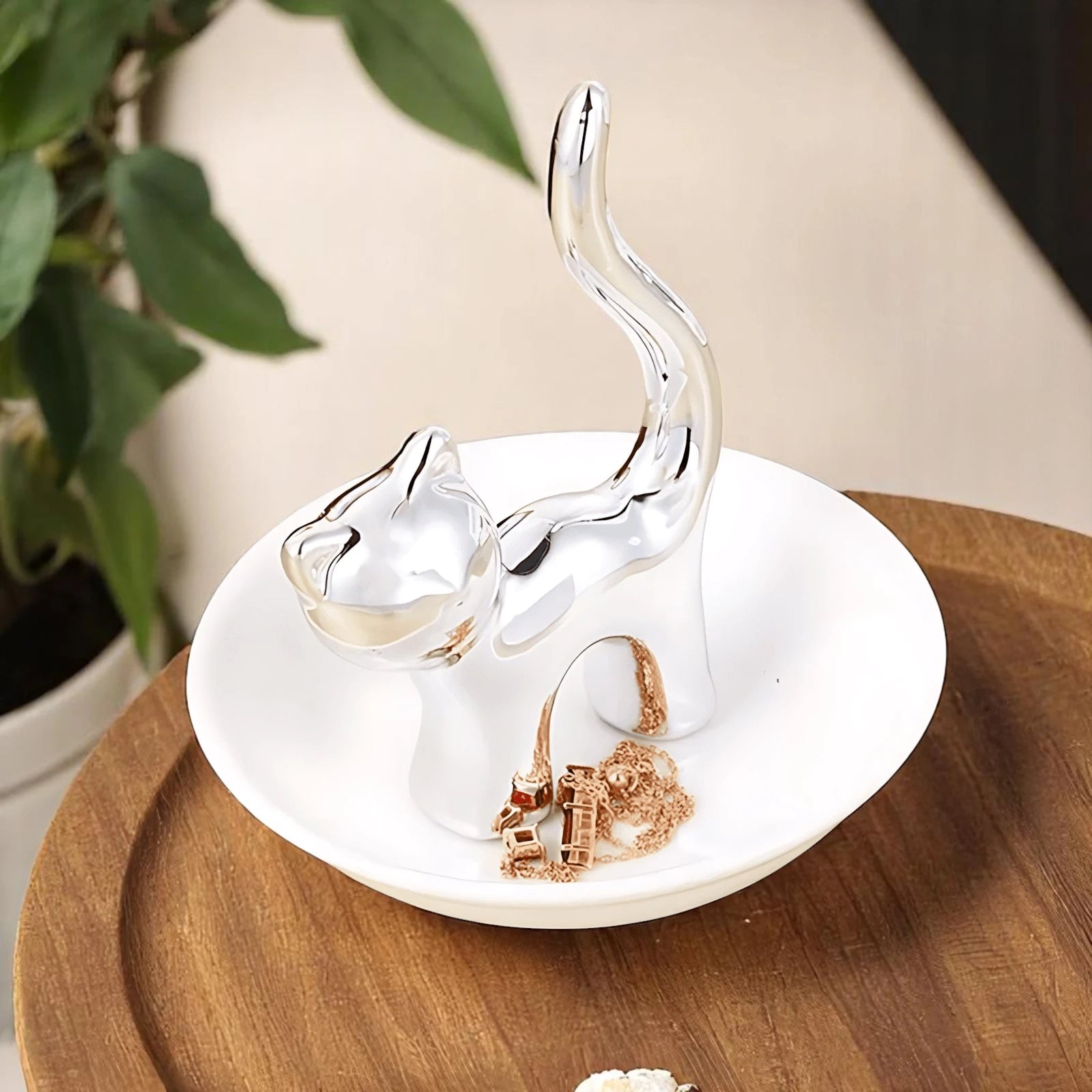 Porte Bague Chat - leportebijoux.fr
