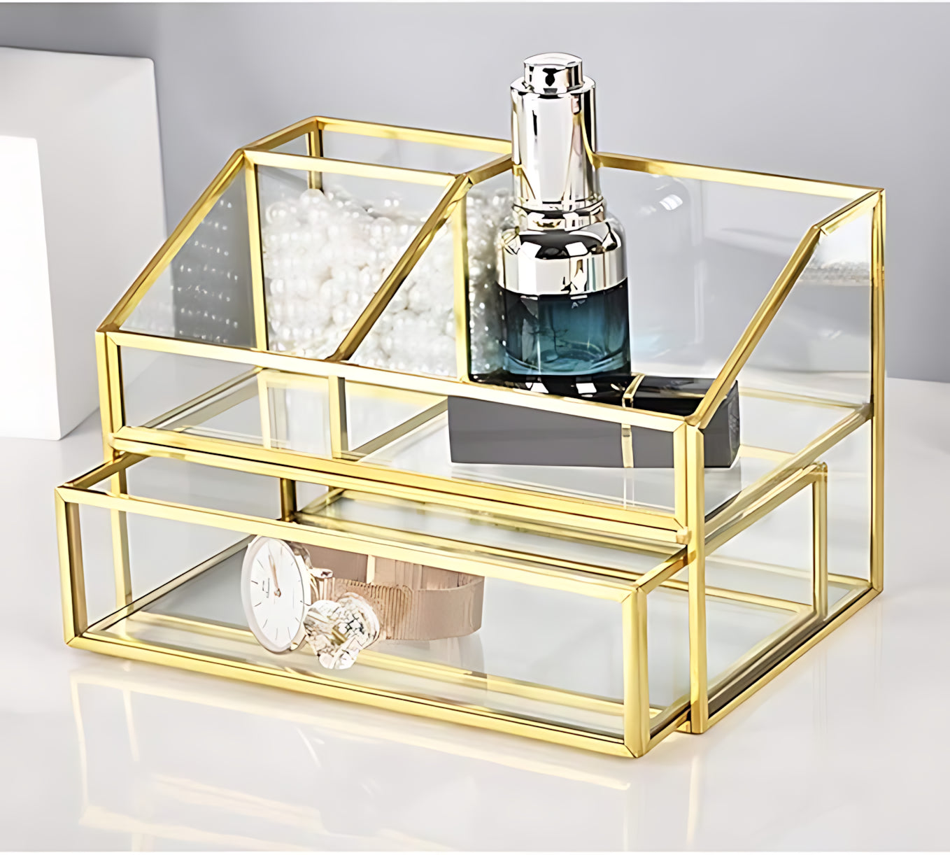 Boîte à Bijoux en Verre Transparent - leportebijoux.fr