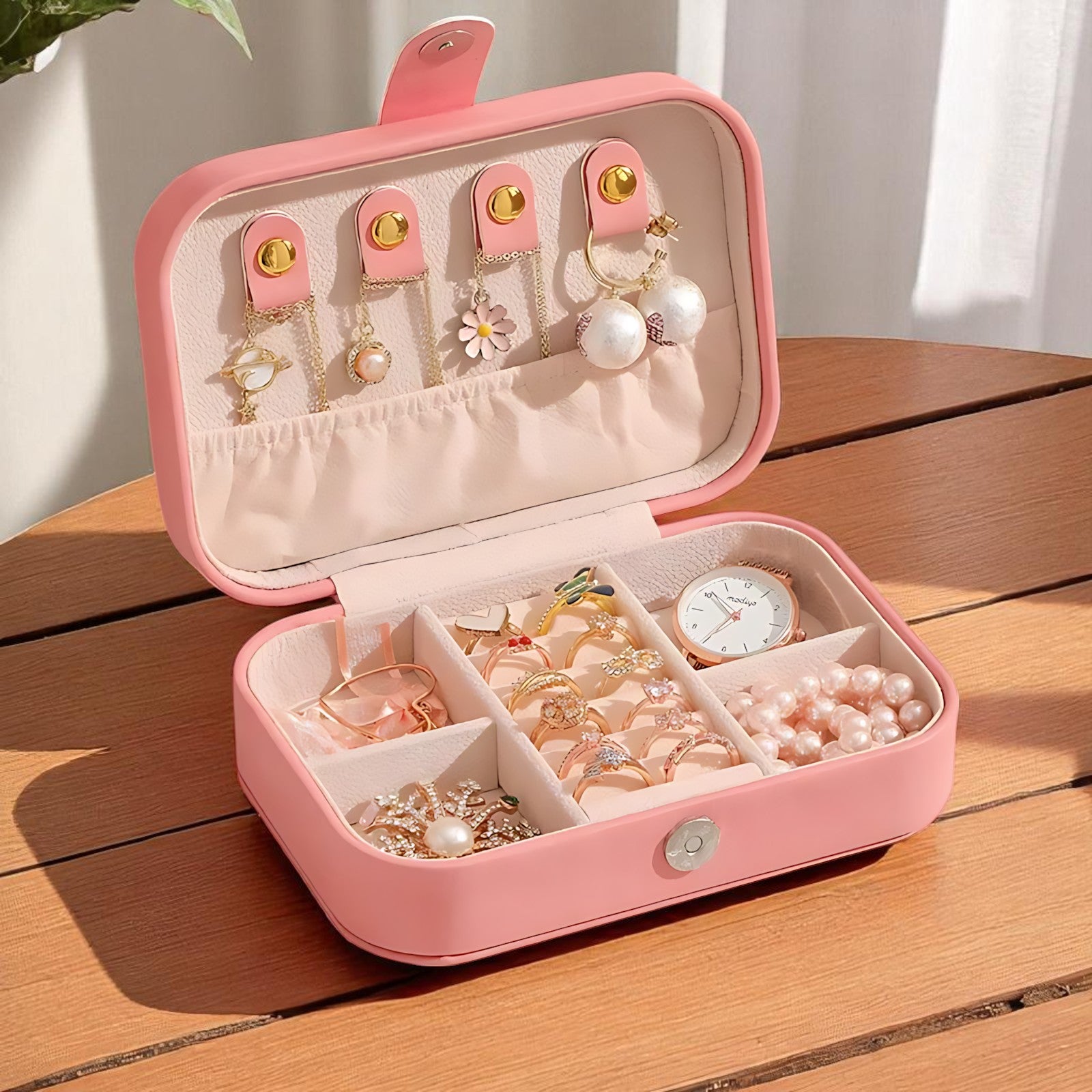 Boîte à Bijoux de Voyage Élégante