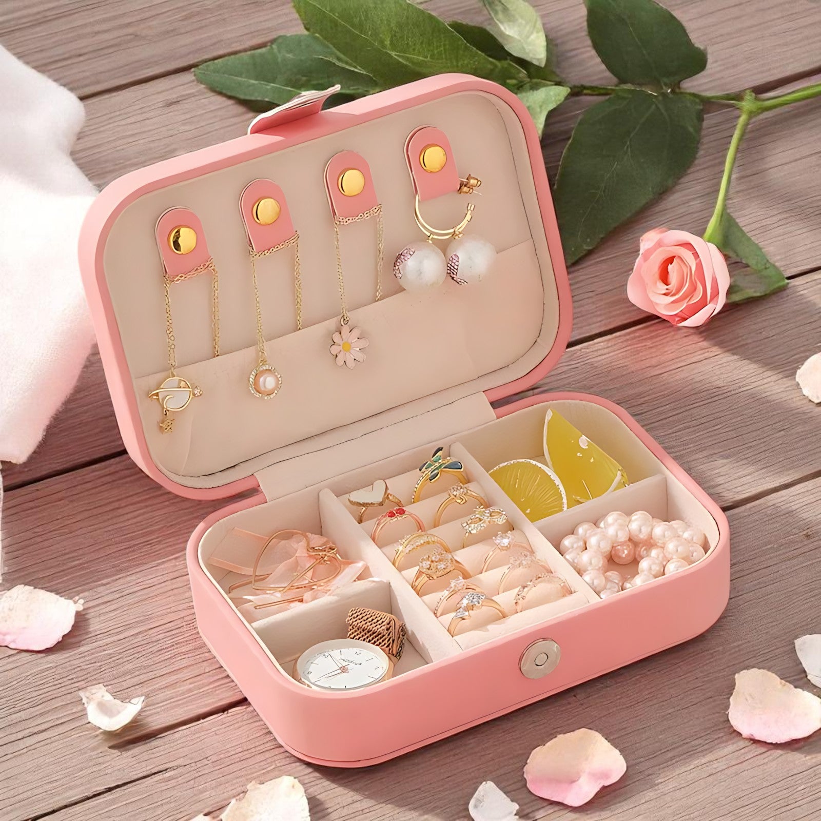 Boîte à Bijoux de Voyage Élégante
