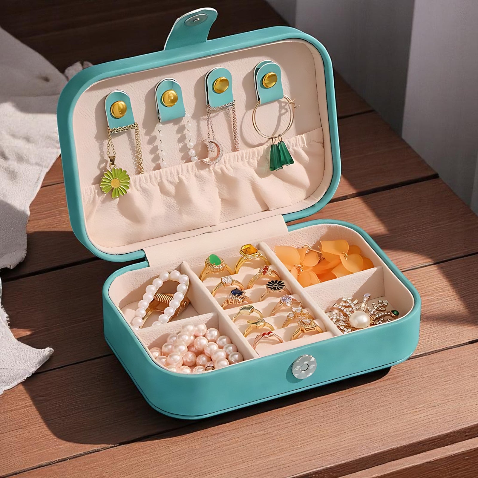 Boîte à Bijoux de Voyage Élégante
