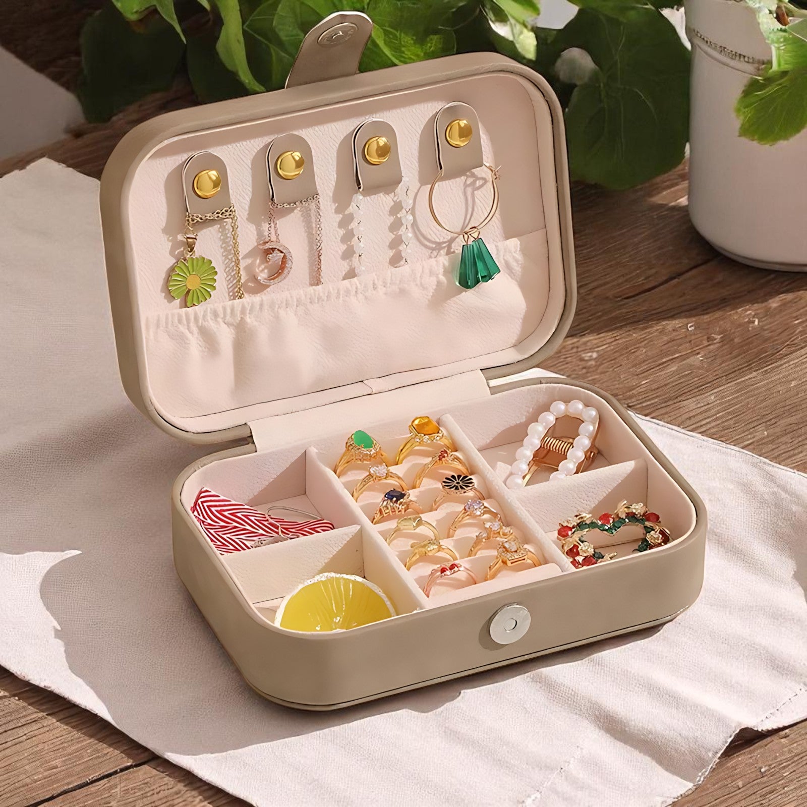 Boîte à Bijoux de Voyage Élégante