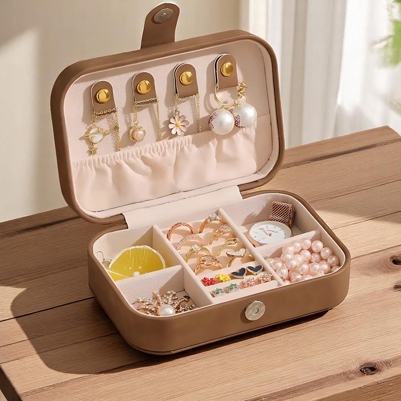 Boîte à Bijoux de Voyage Élégante