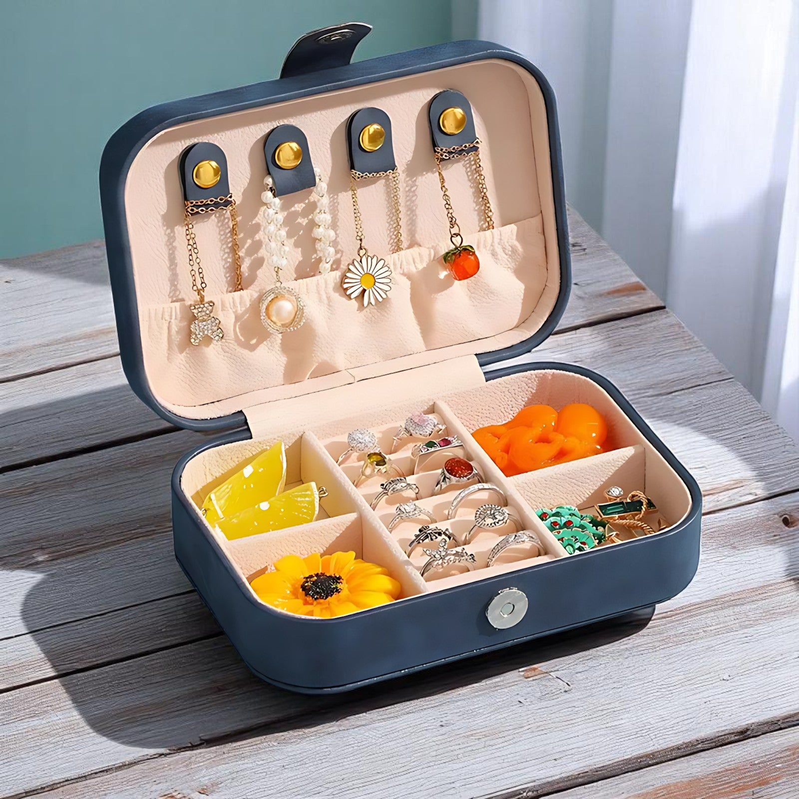 Boîte à Bijoux de Voyage Élégante