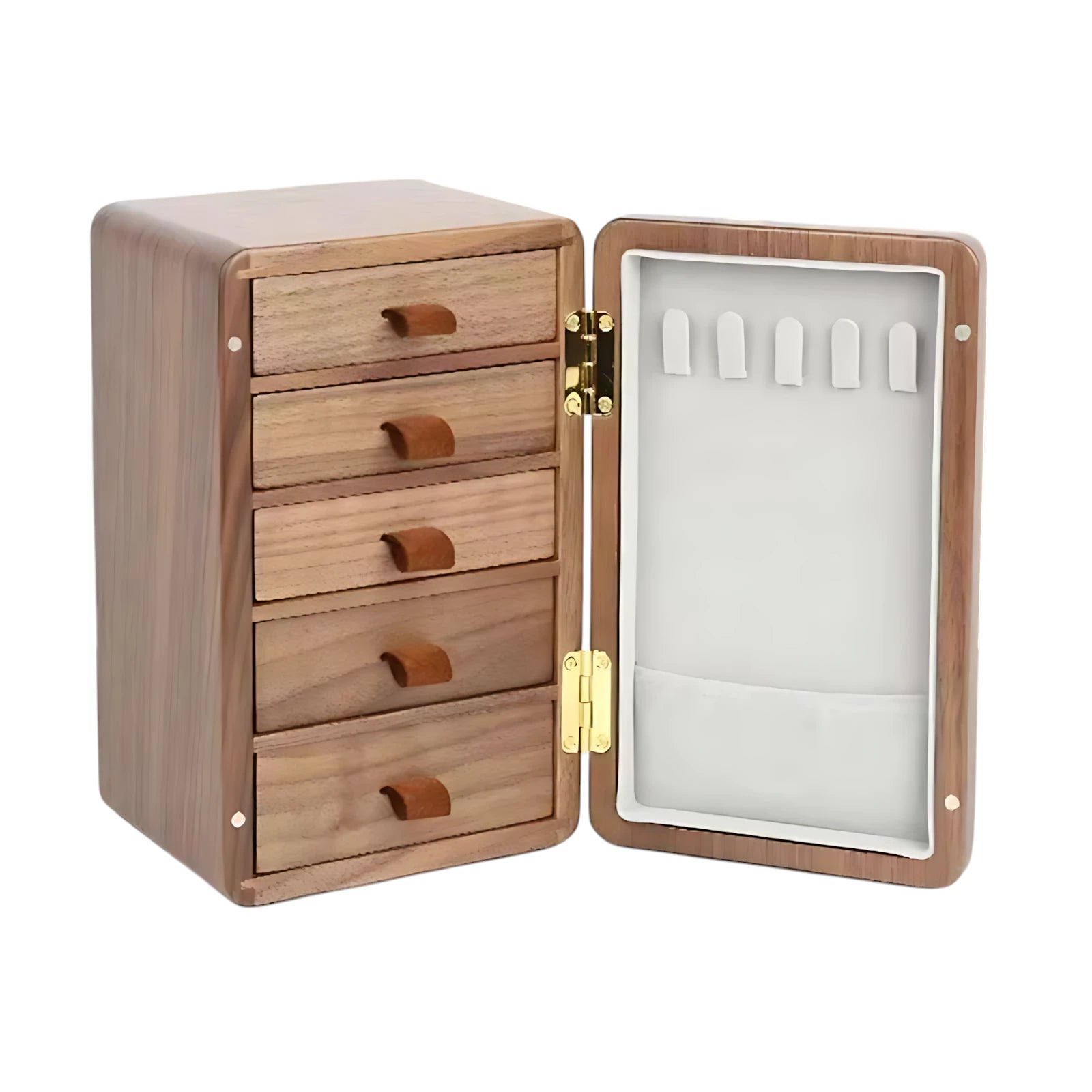 Boîte à Bijoux en Bois Massif