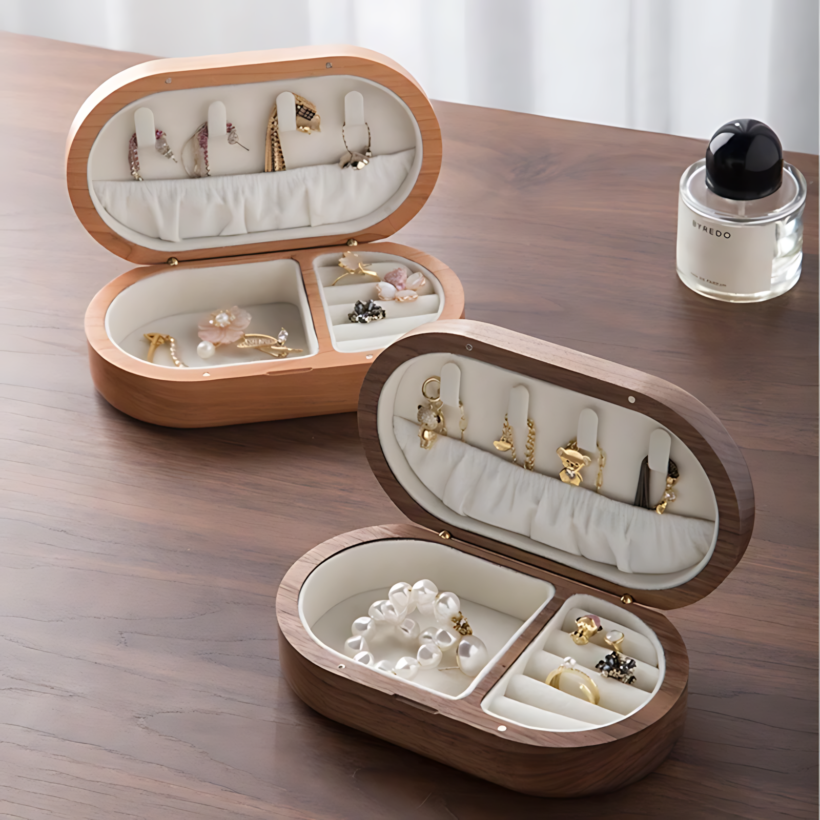 Boîte à Bijoux en Bois Précieux