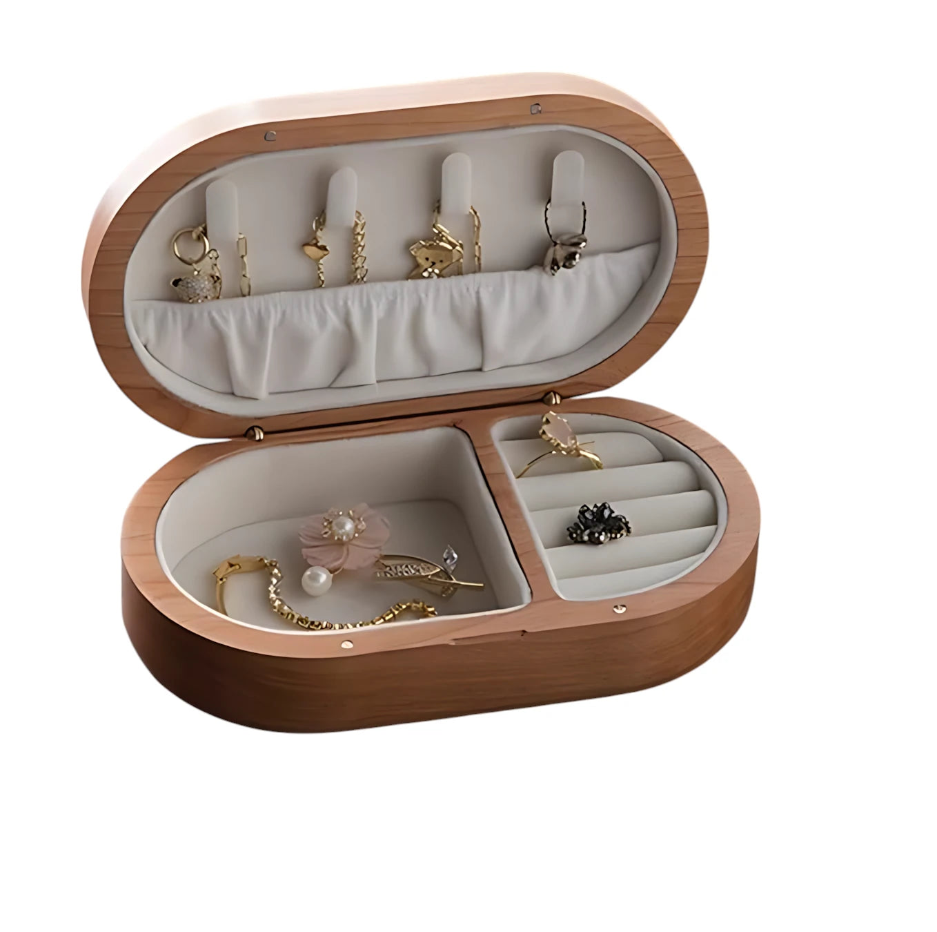 Boîte à Bijoux en Bois Précieux