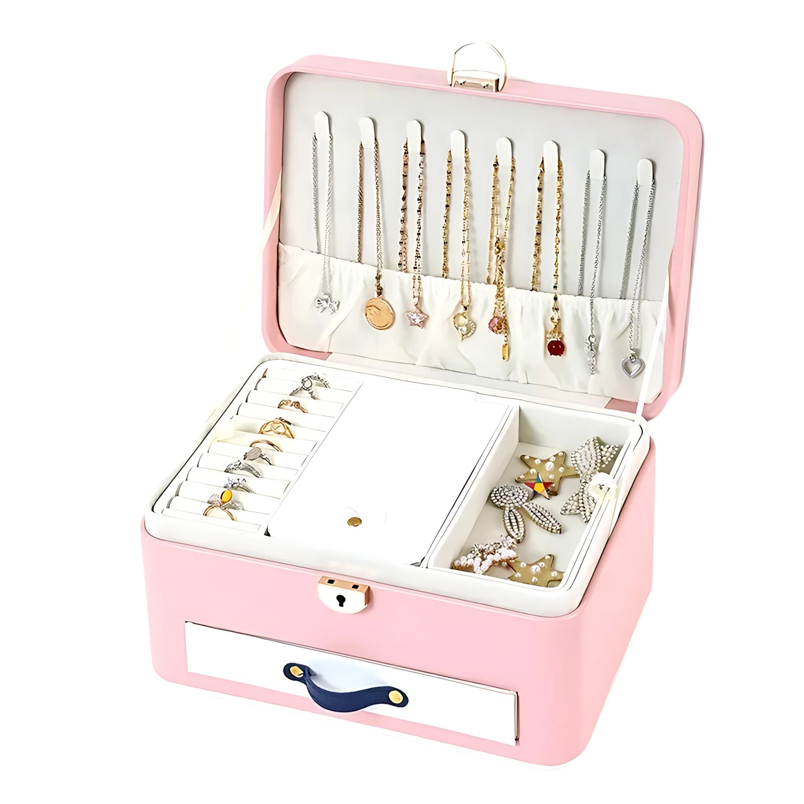 Boîte à Bijoux en Cuir – Aura