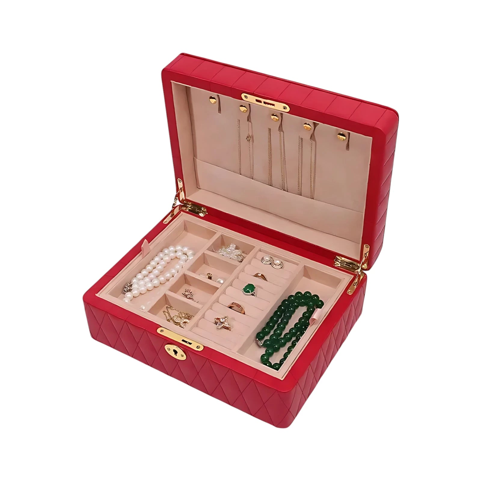 Boîte à Bijoux en Cuir de Luxe - Myra
