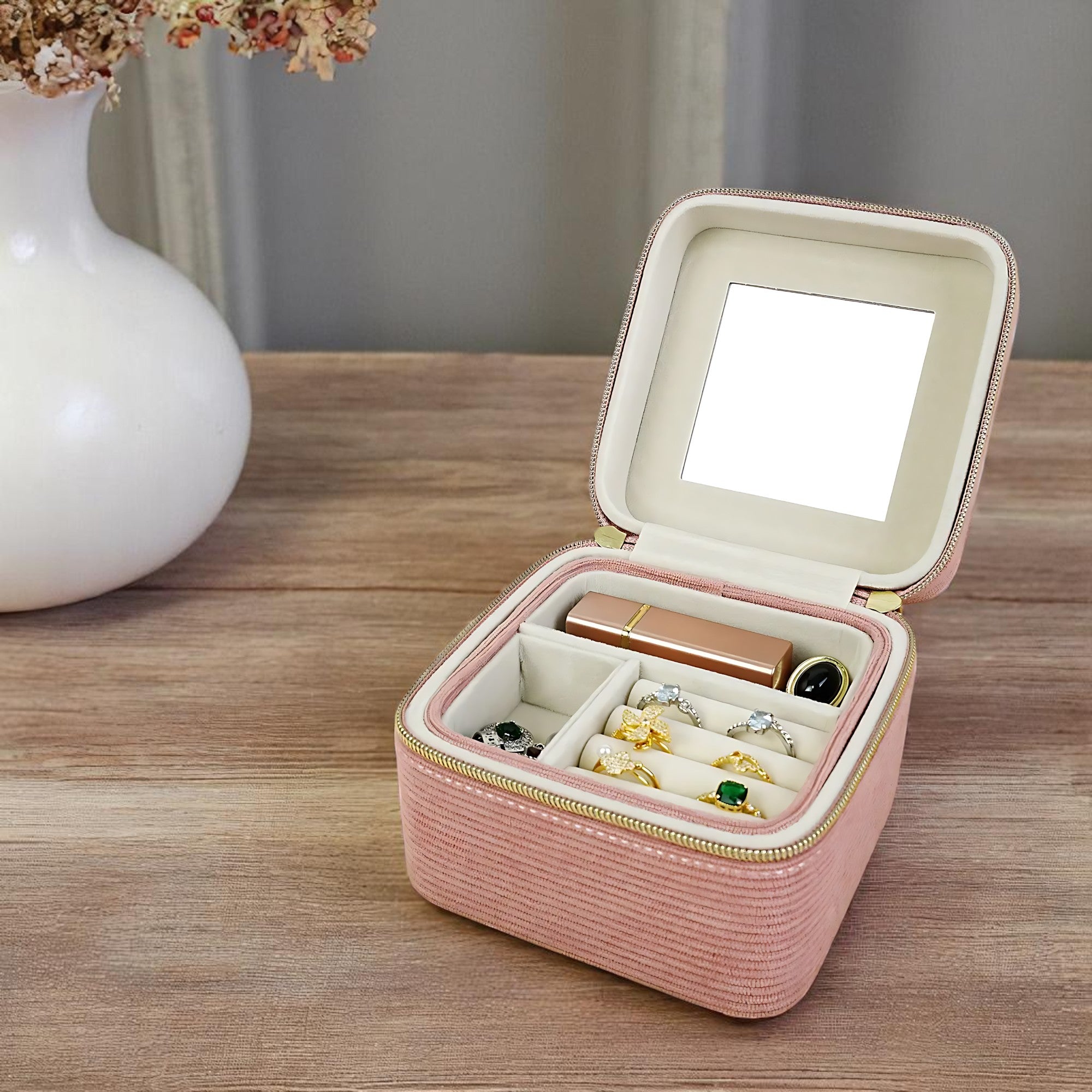 Grande Boîte à Bijoux de Voyage