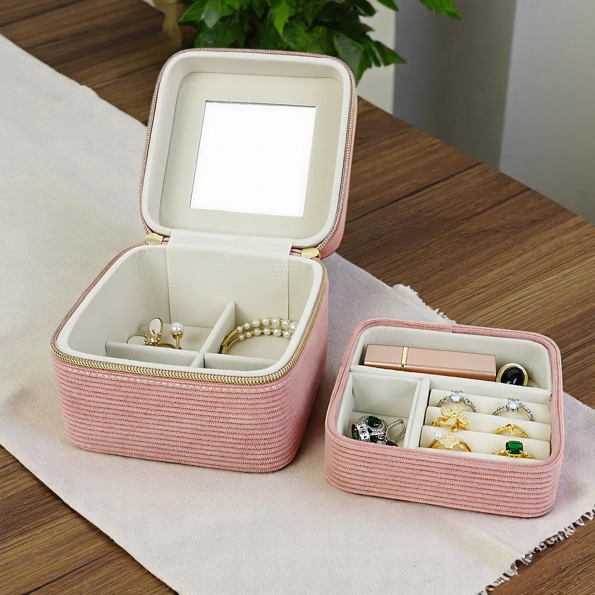 Grande Boîte à Bijoux de Voyage