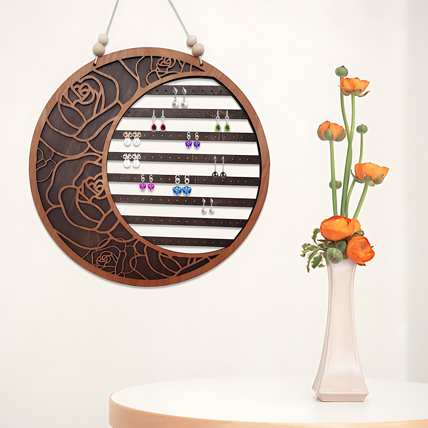 Porte Bijoux Mural - Lunaria