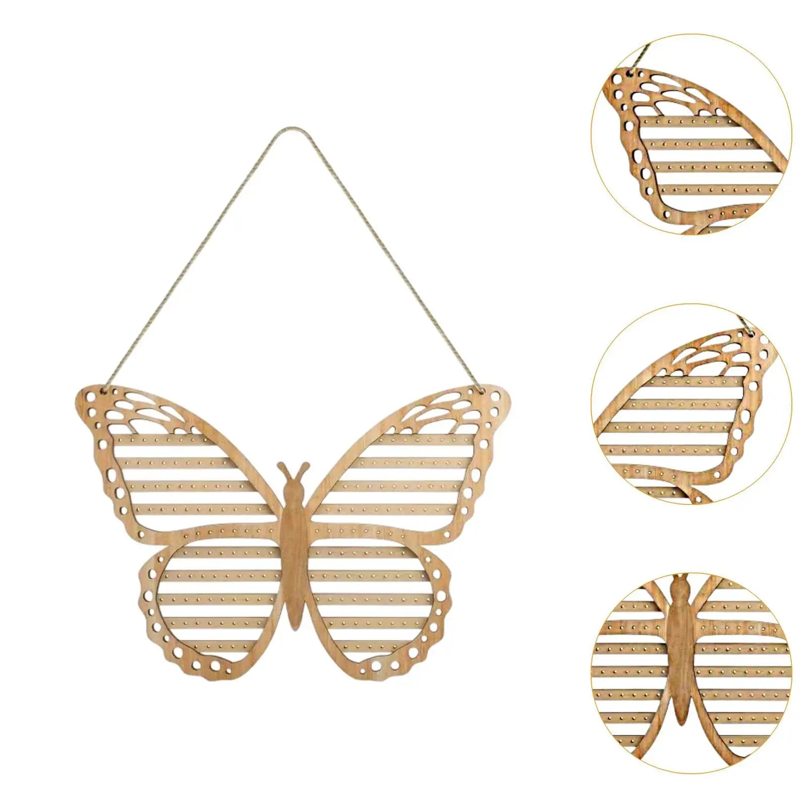 Porte Bijoux Mural en Bois
