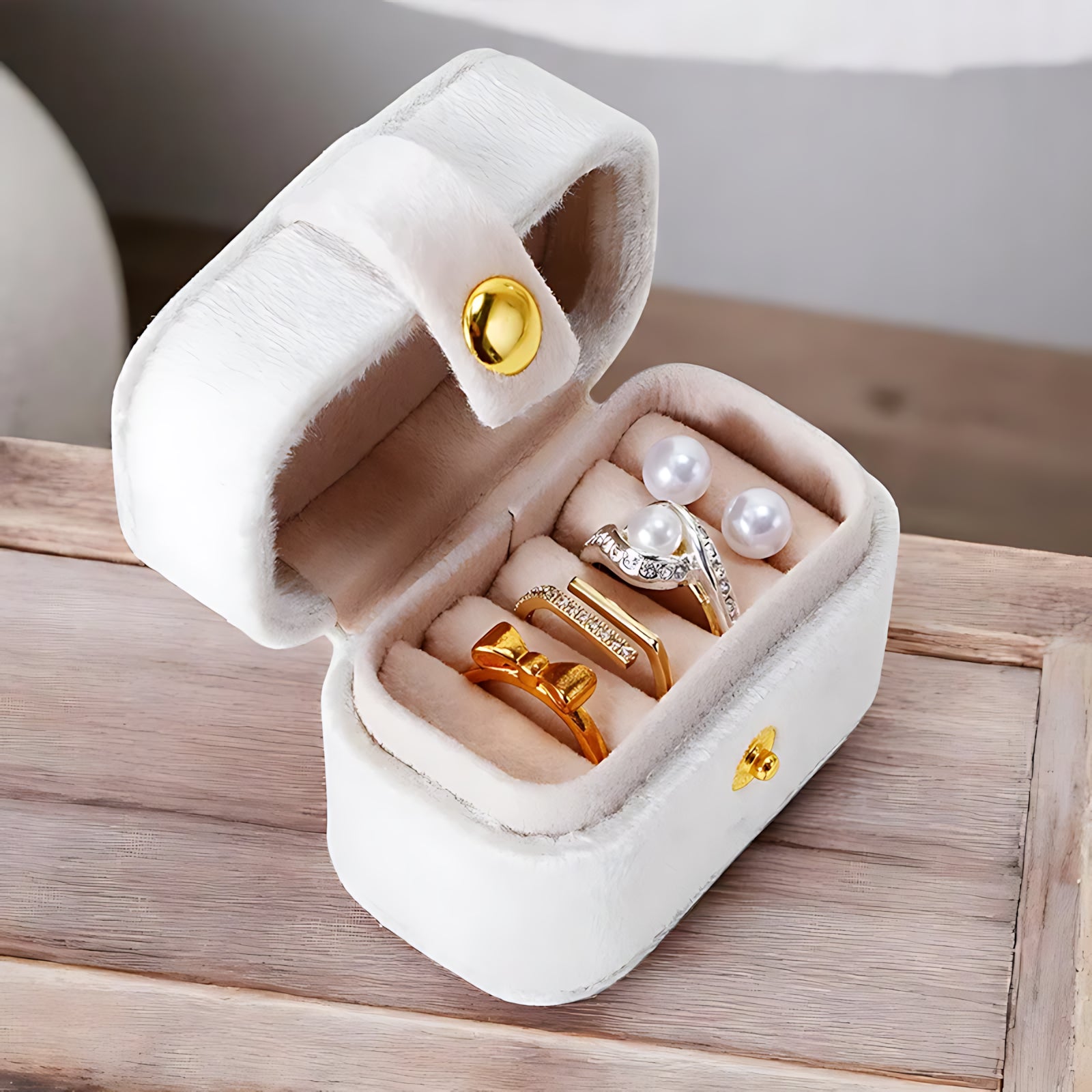 Mini Boîte à Bijoux pour Bagues - leportebijoux.fr
