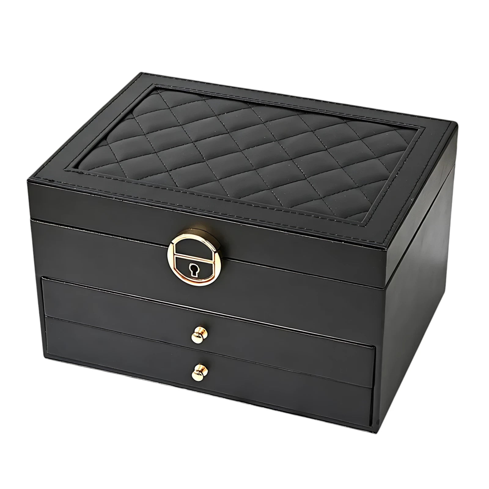 Boîte à Bijoux pour Femme en Cuir