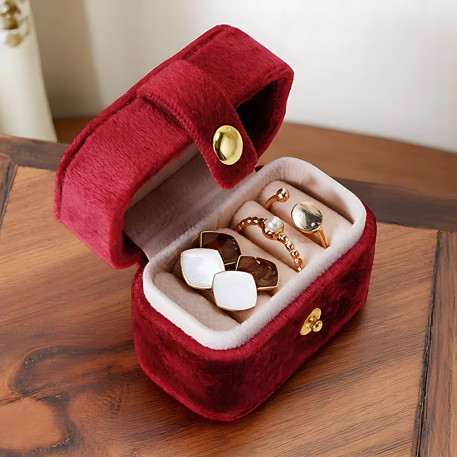 Mini Boîte à Bijoux pour Bagues - leportebijoux.fr