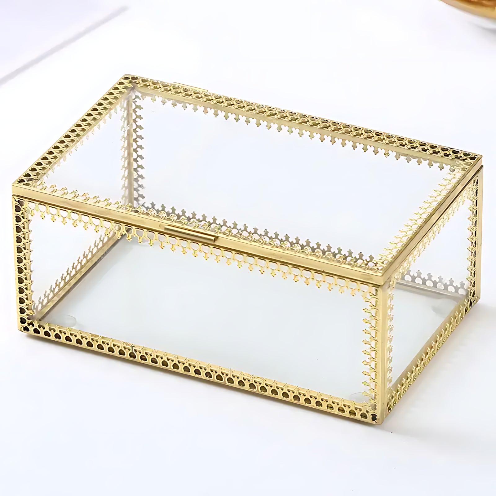Boîte à Bijoux en Verre Transparent - leportebijoux.fr