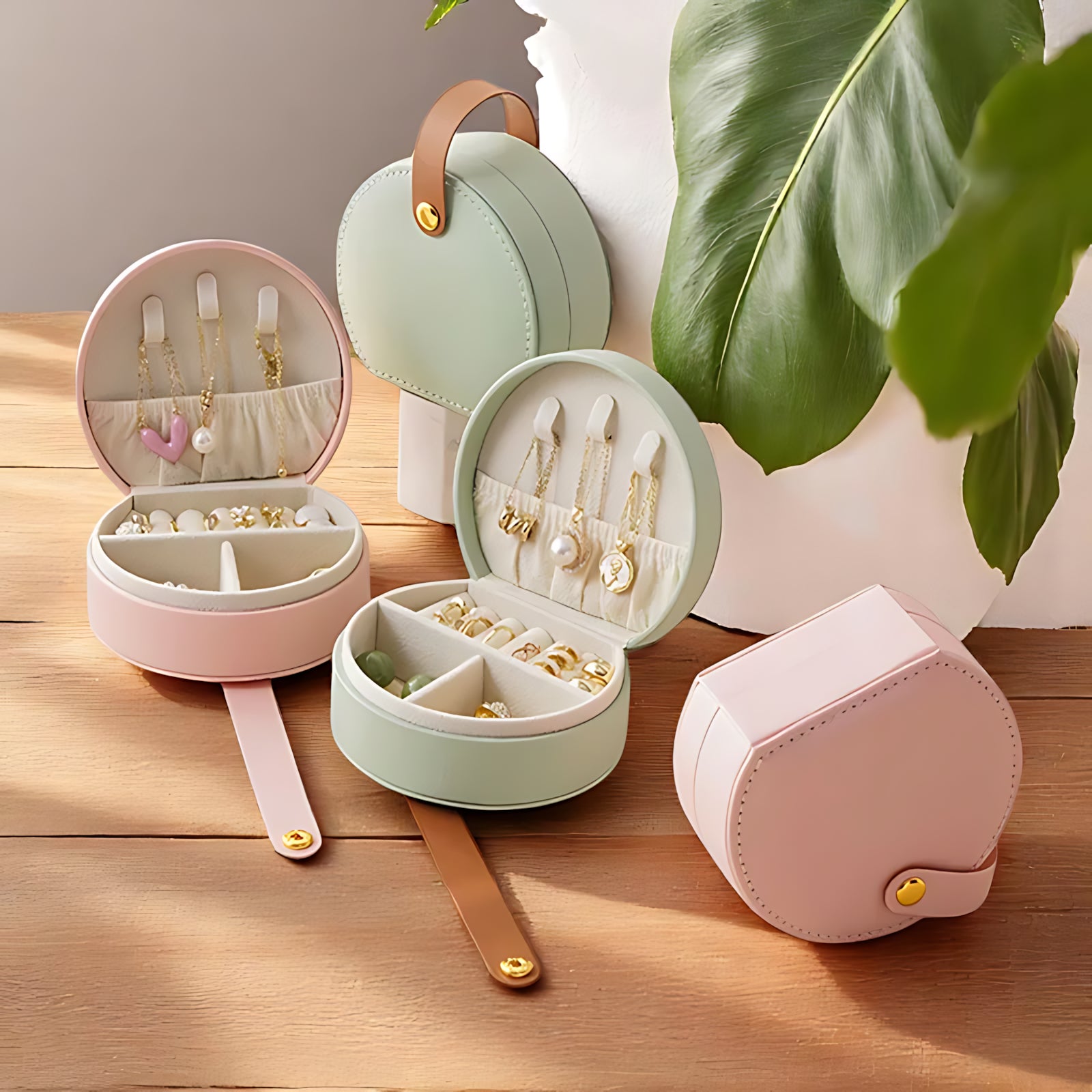Mini Boite à bijoux de Voyage Raffinée - leportebijoux.fr