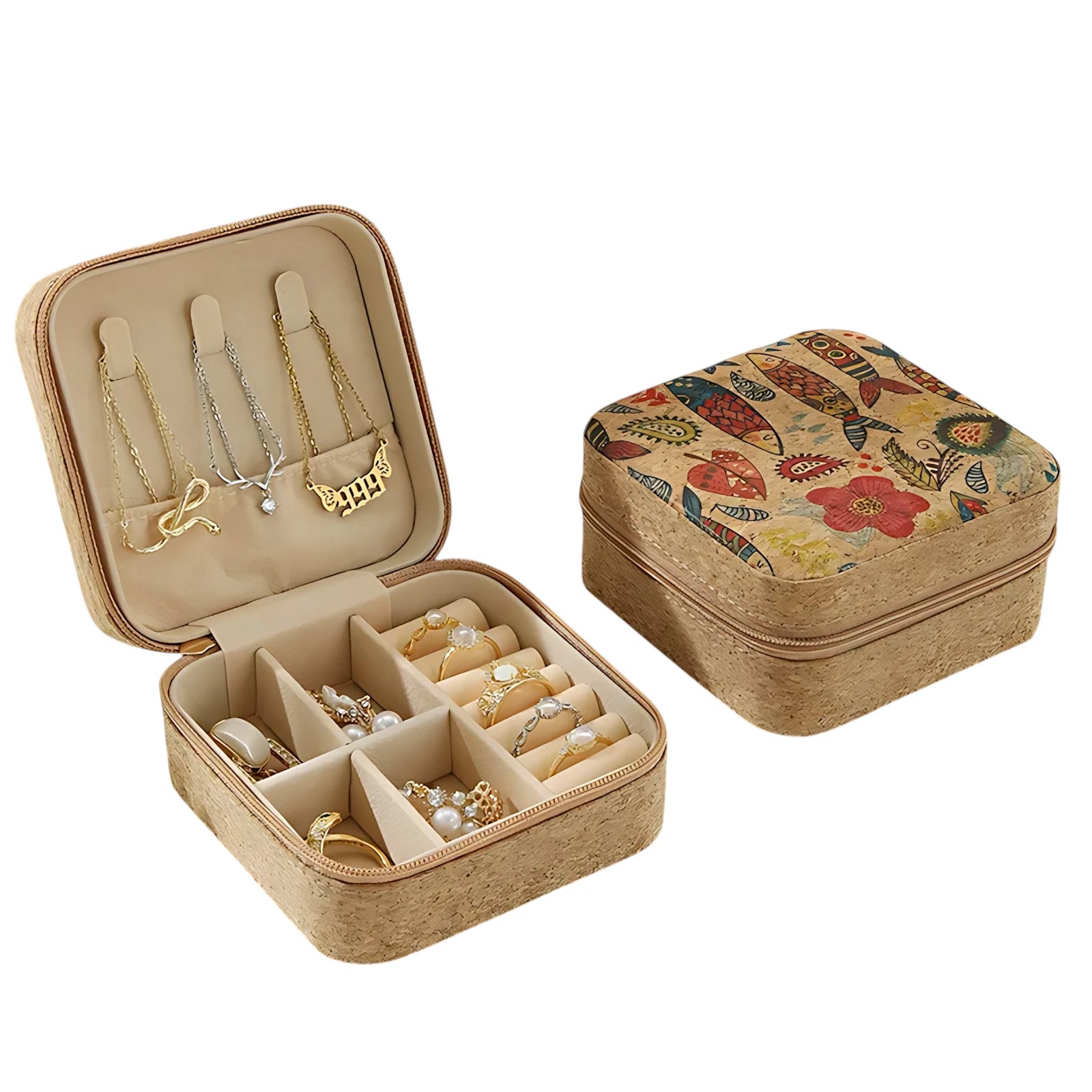 Trousse à Bijoux Brodée