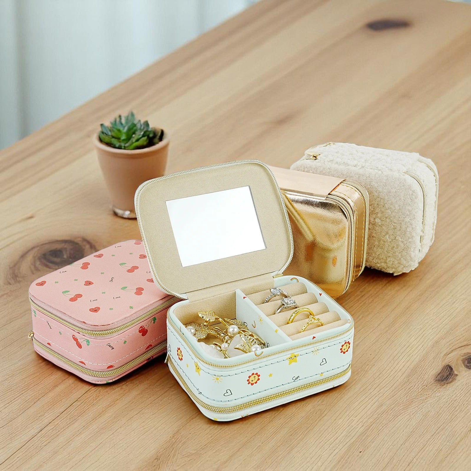 Trousse à Bijoux Double Zip