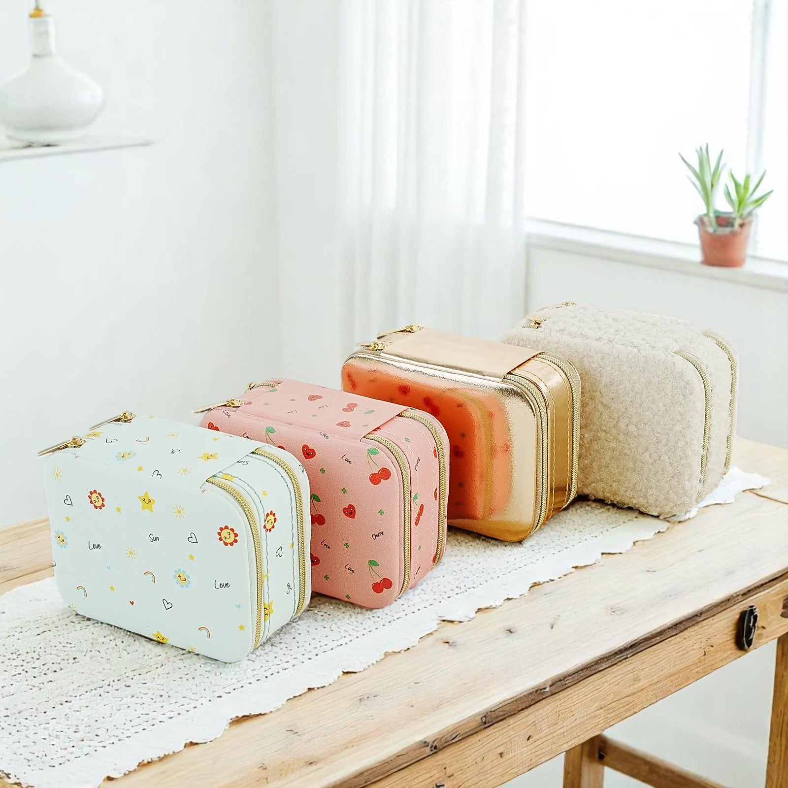 Trousse à Bijoux Double Zip