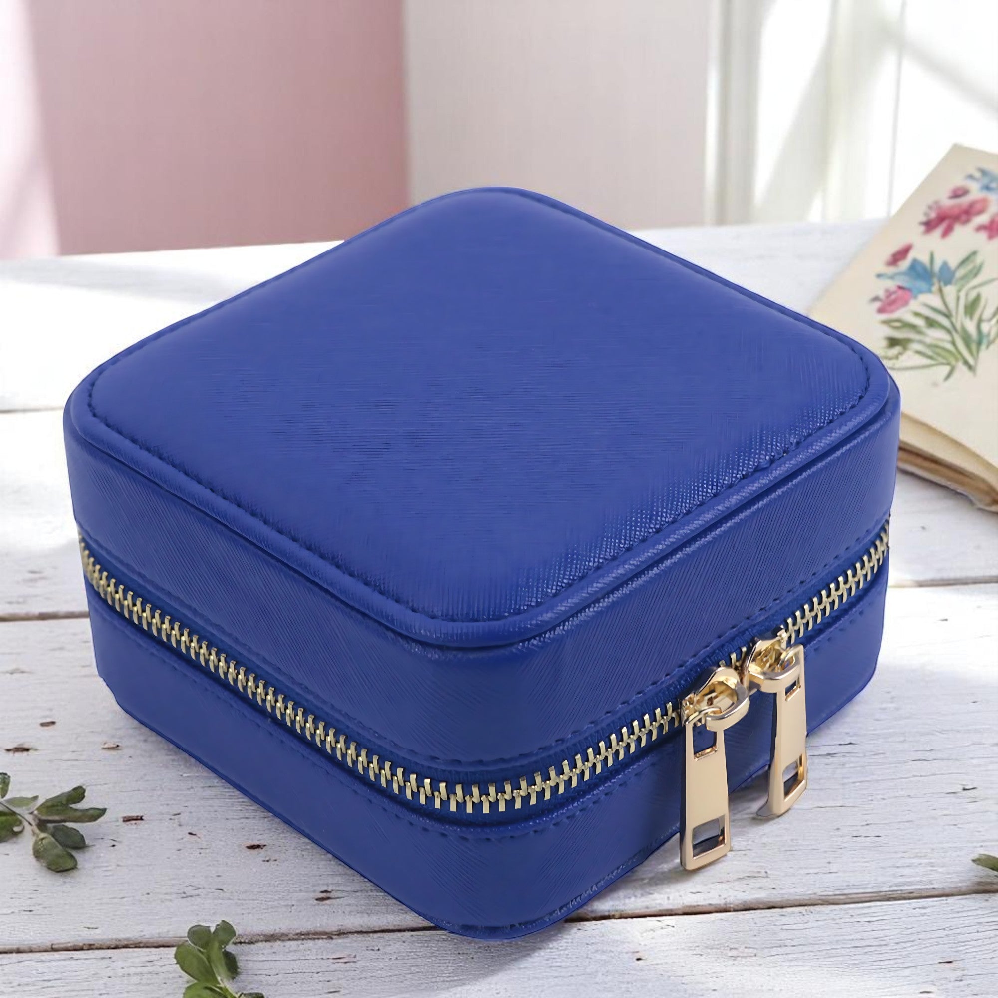 Trousse à Bijoux en Cuir
