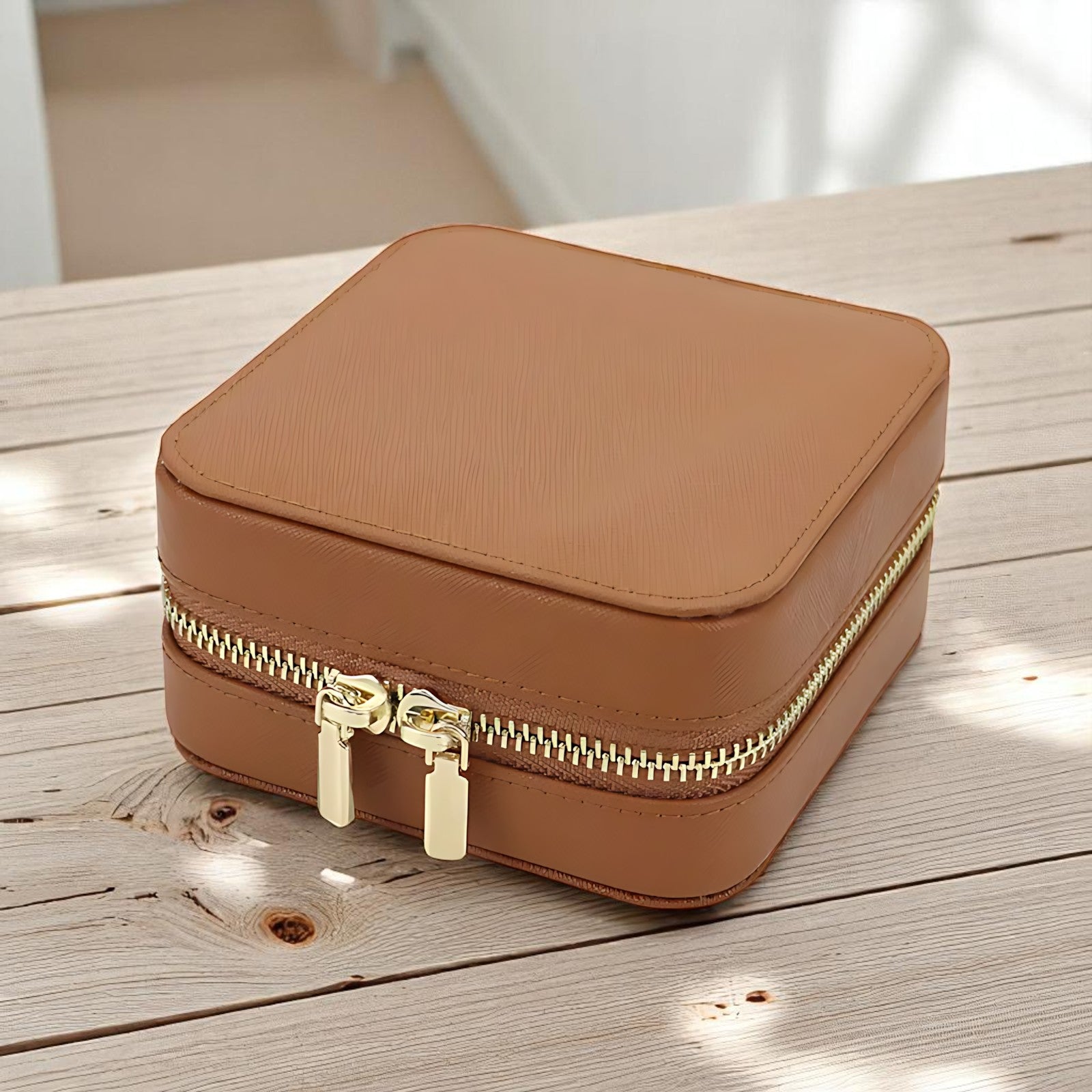 Trousse à Bijoux en Cuir