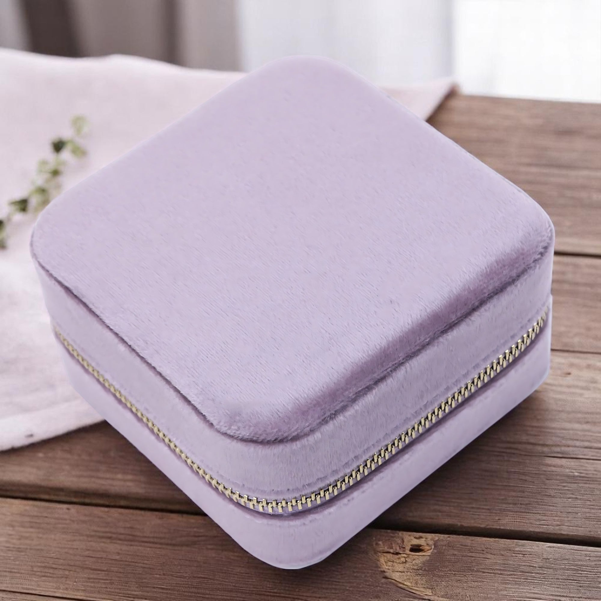 Trousse à Bijoux en Cuir