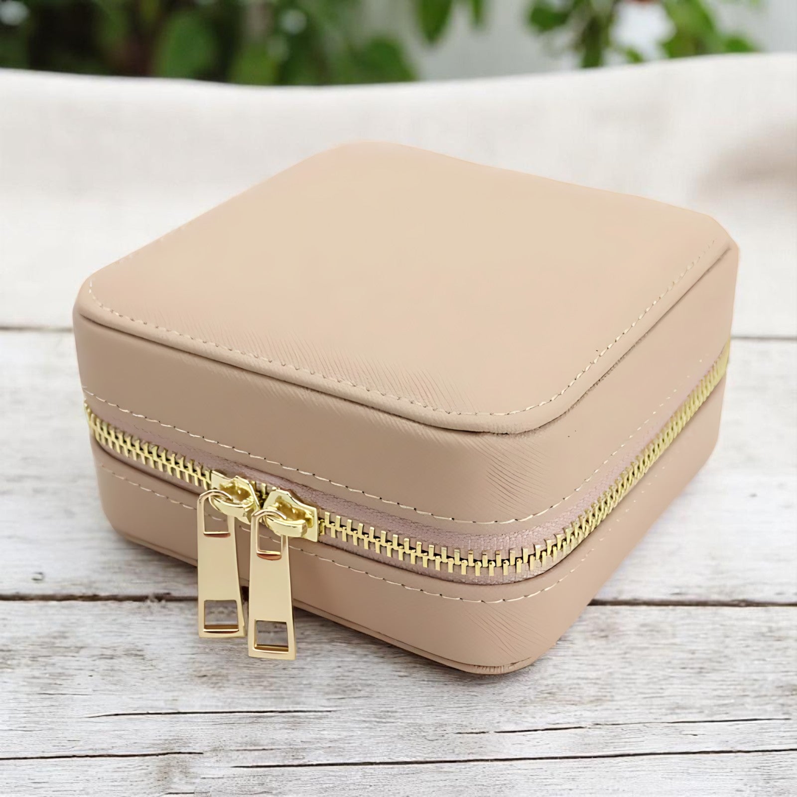 Trousse à Bijoux en Cuir