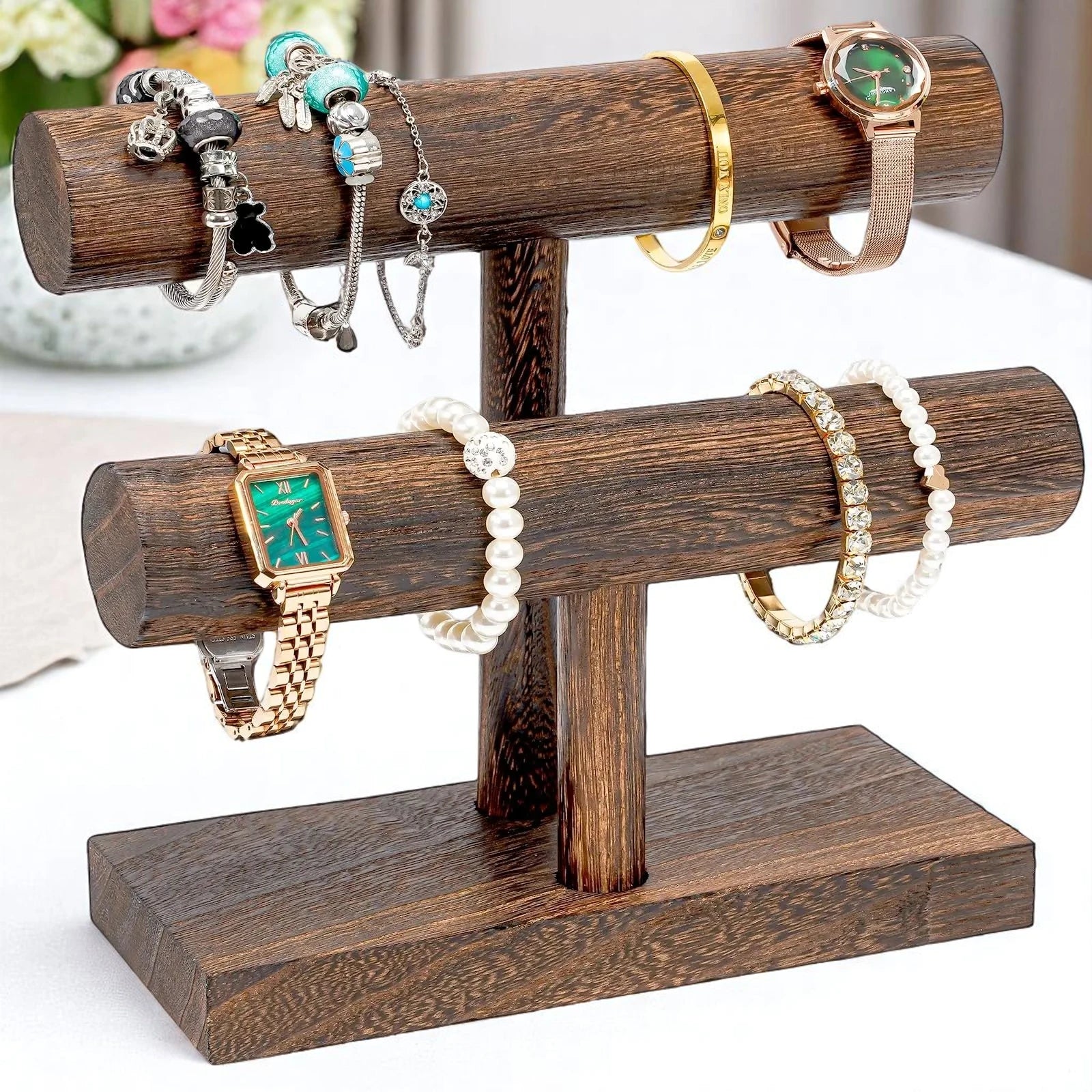 Porte Bijoux en Bois pour Bracelets et Montre - leportebijoux.fr