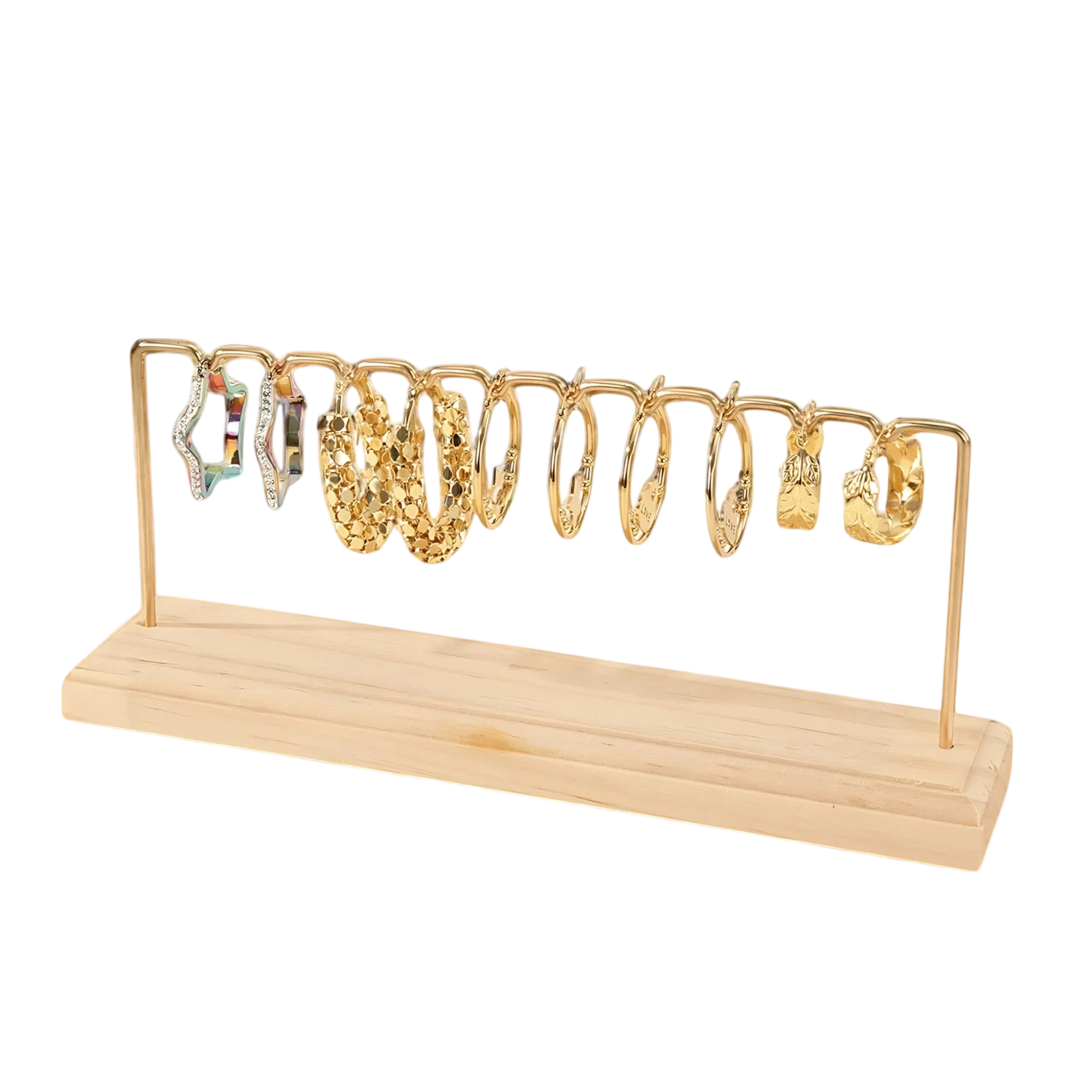 Porte Boucle d'Oreille Doré - leportebijoux.fr
