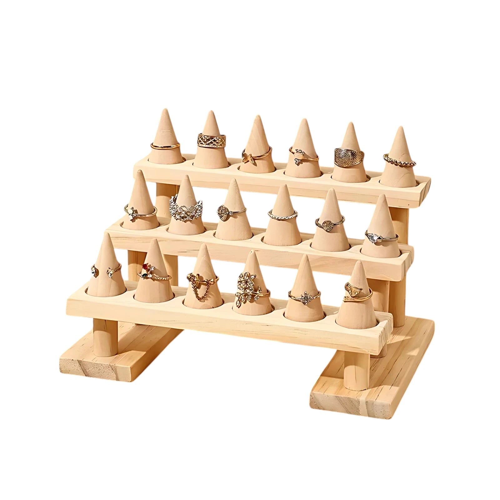 Présentoir à Bagues en Bois